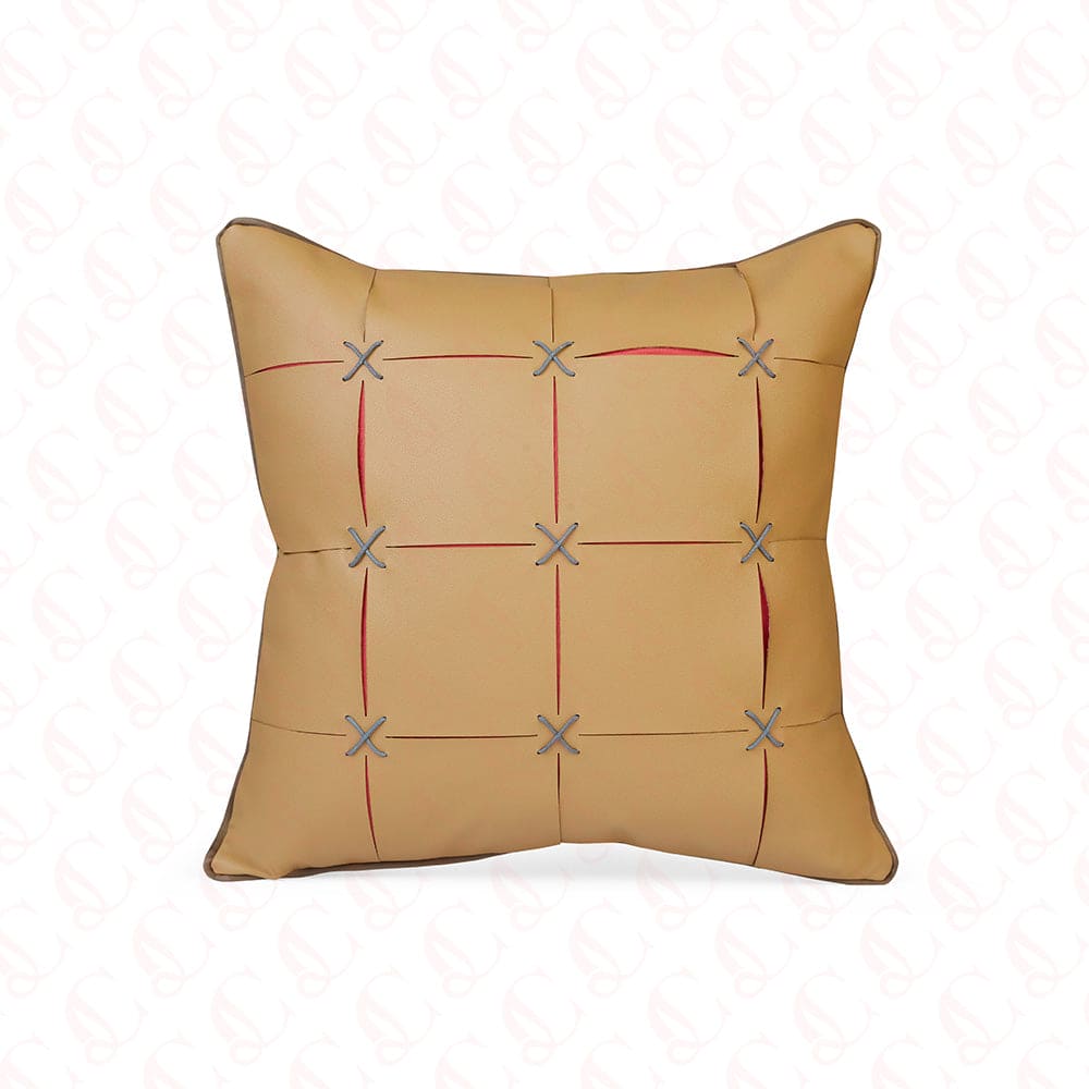 Brown cushion cover