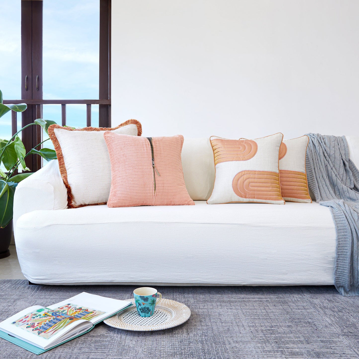 Retro Cushion Cover Set Of 4