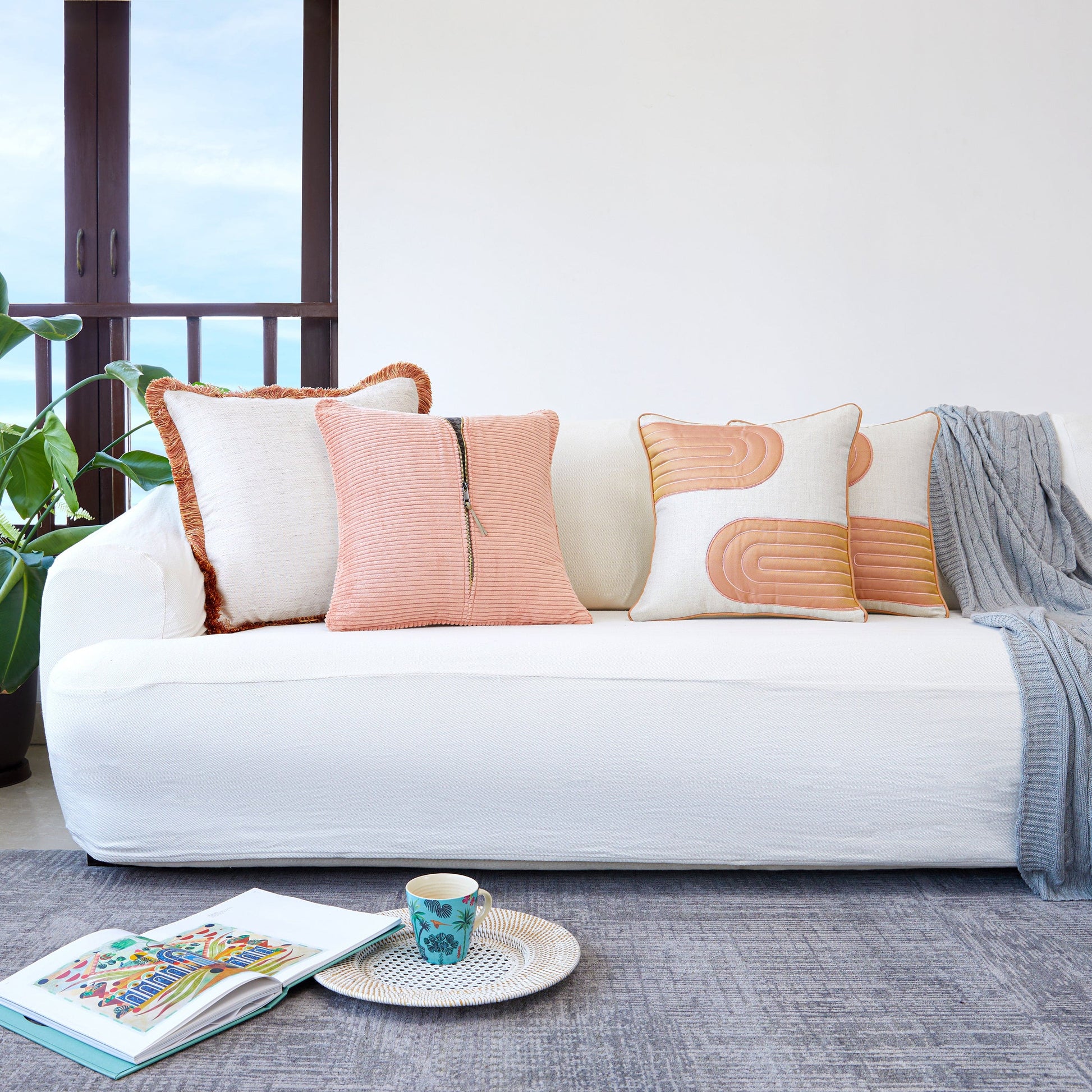 Retro Cushion Cover Set Of 4