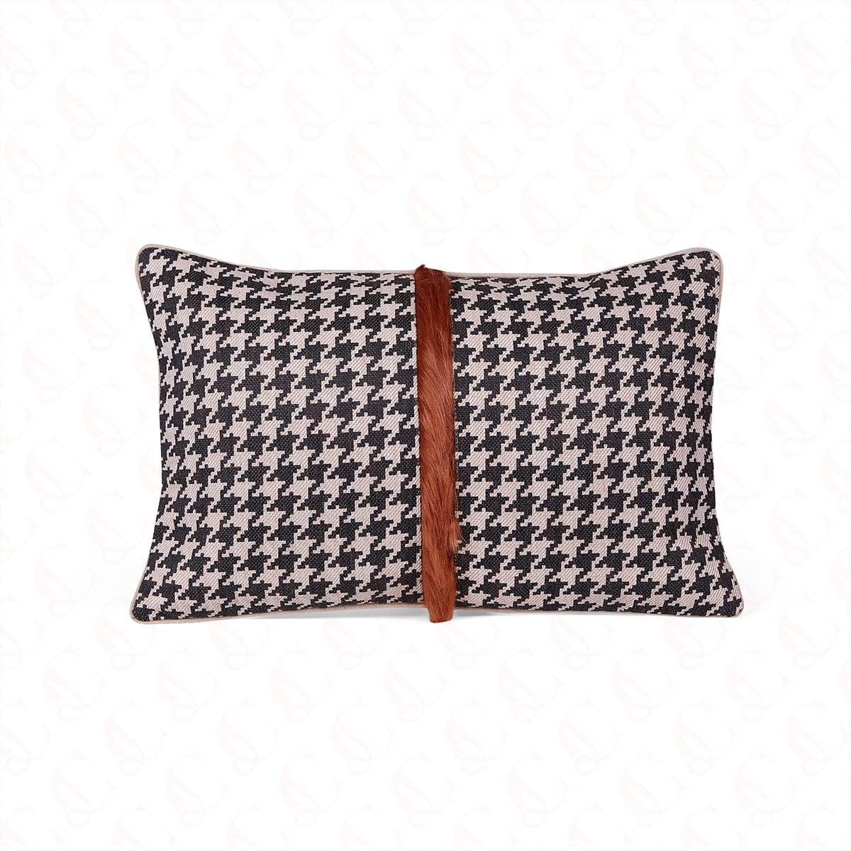 Fur Grid cushion cover