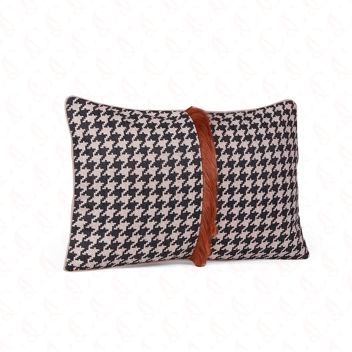 Fur Grid cushion cover