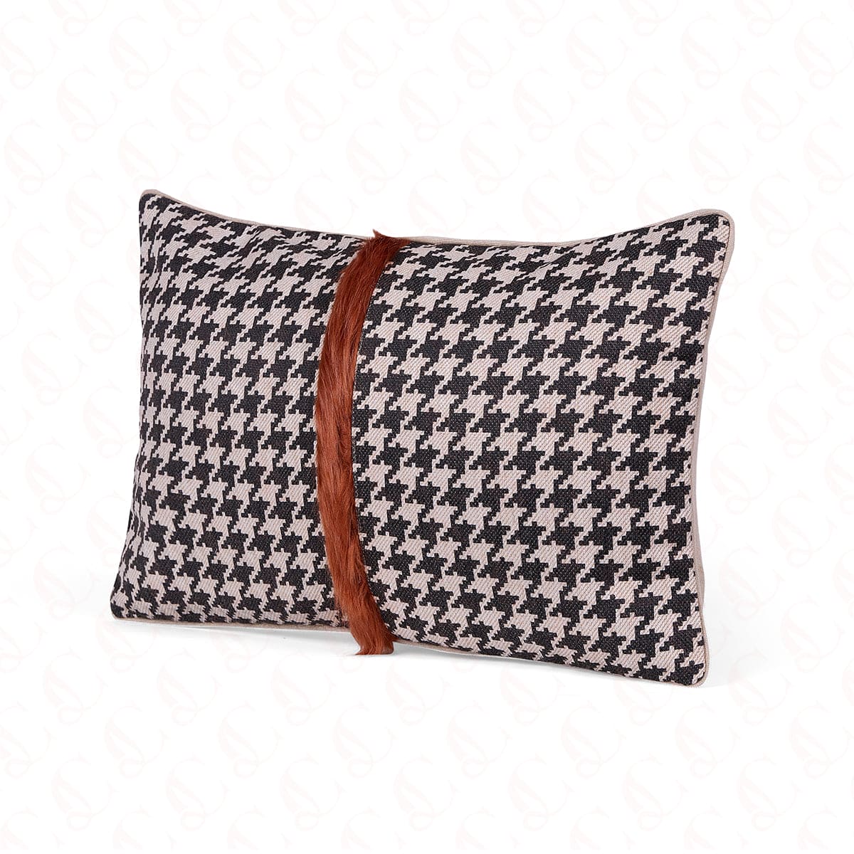 Fur Grid cushion cover