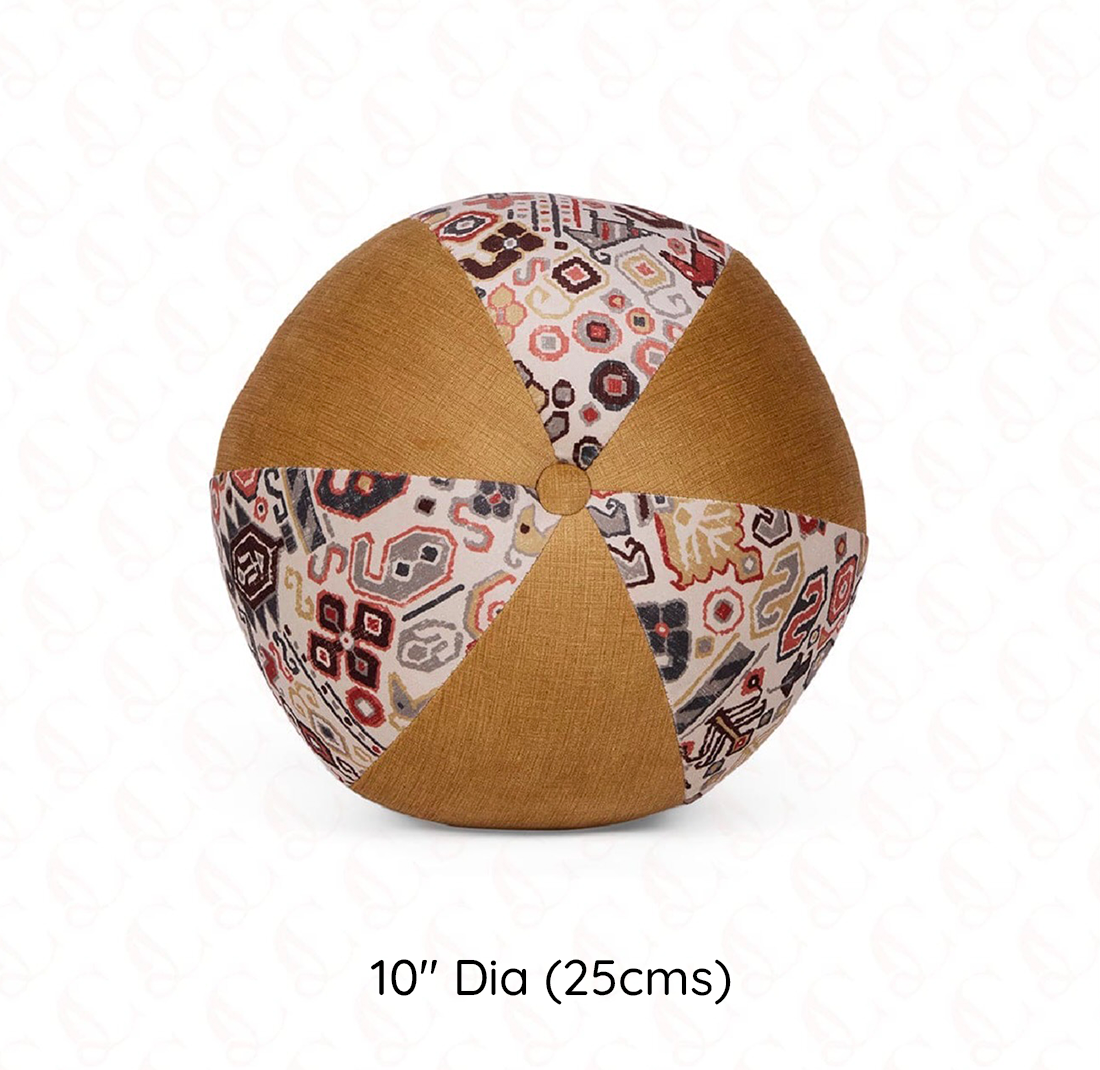 Golden Kaleidoscope Cushion Cover Set of 3