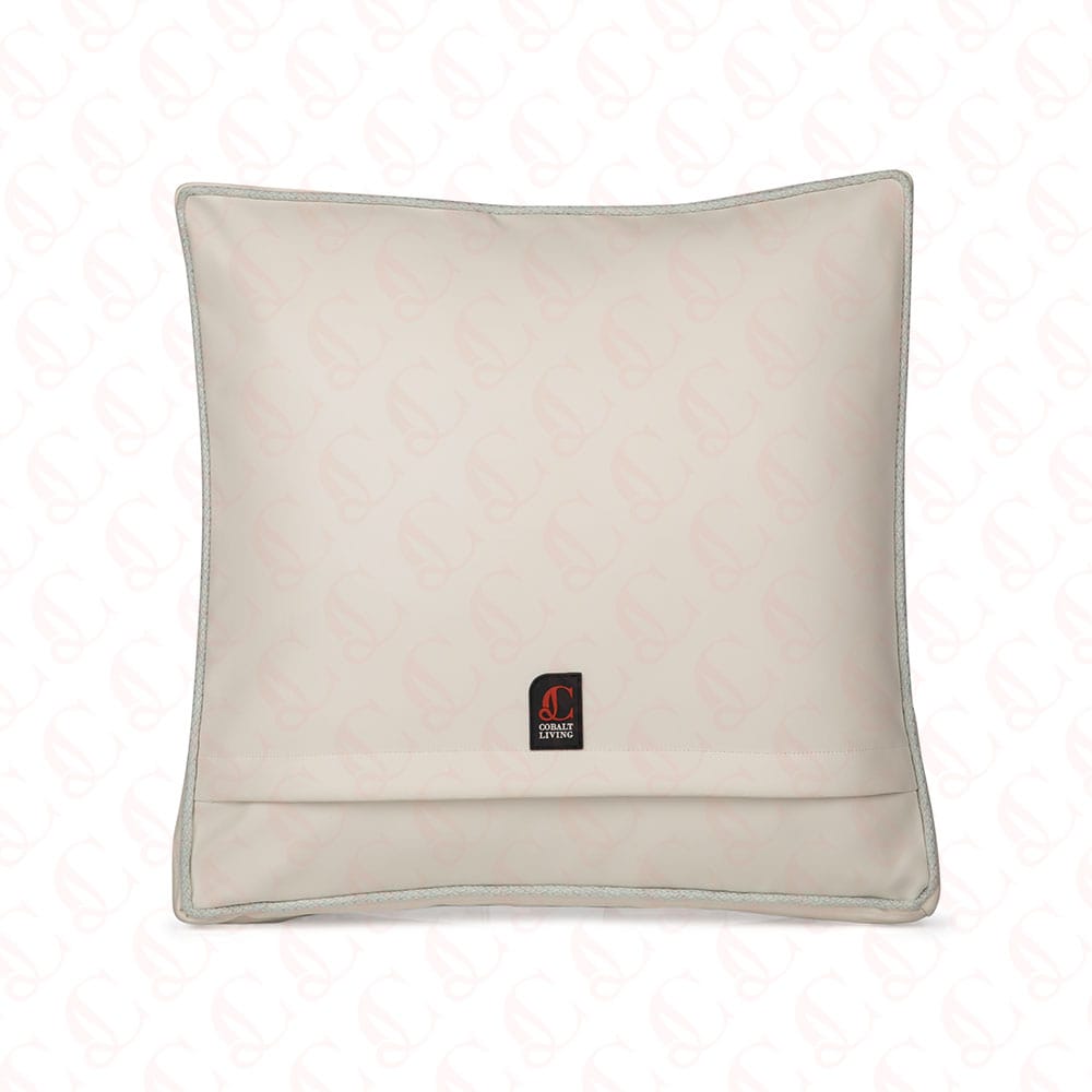 Geometric Embroidered Cushion Cover