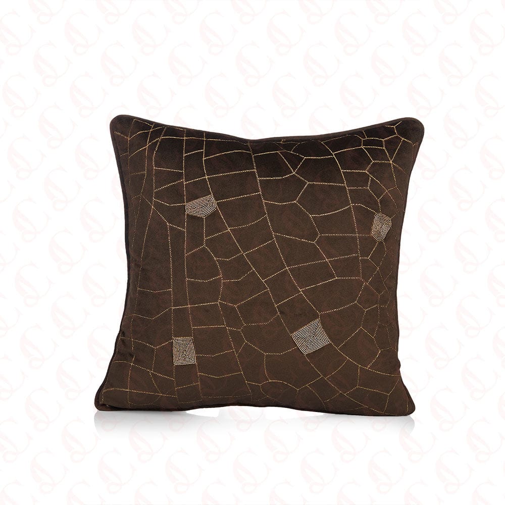 Golden Web Cushion Cover