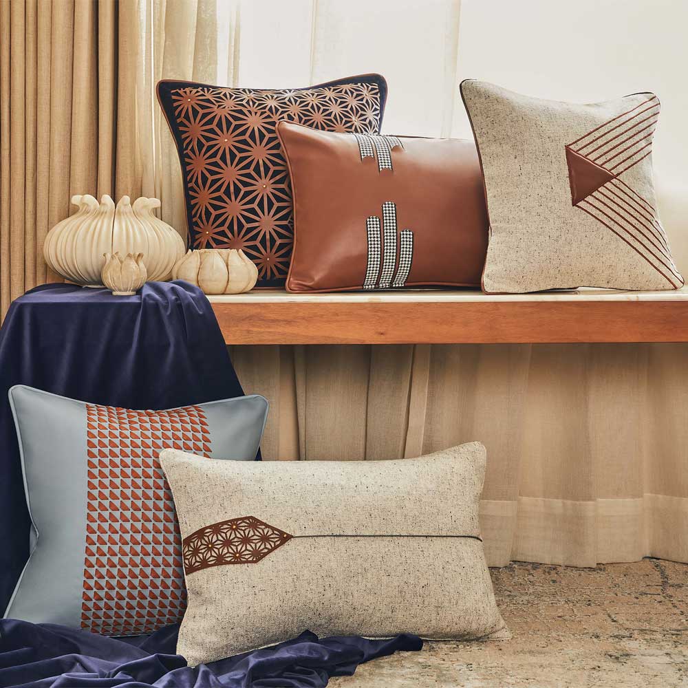 Geometric hotsell design pillows