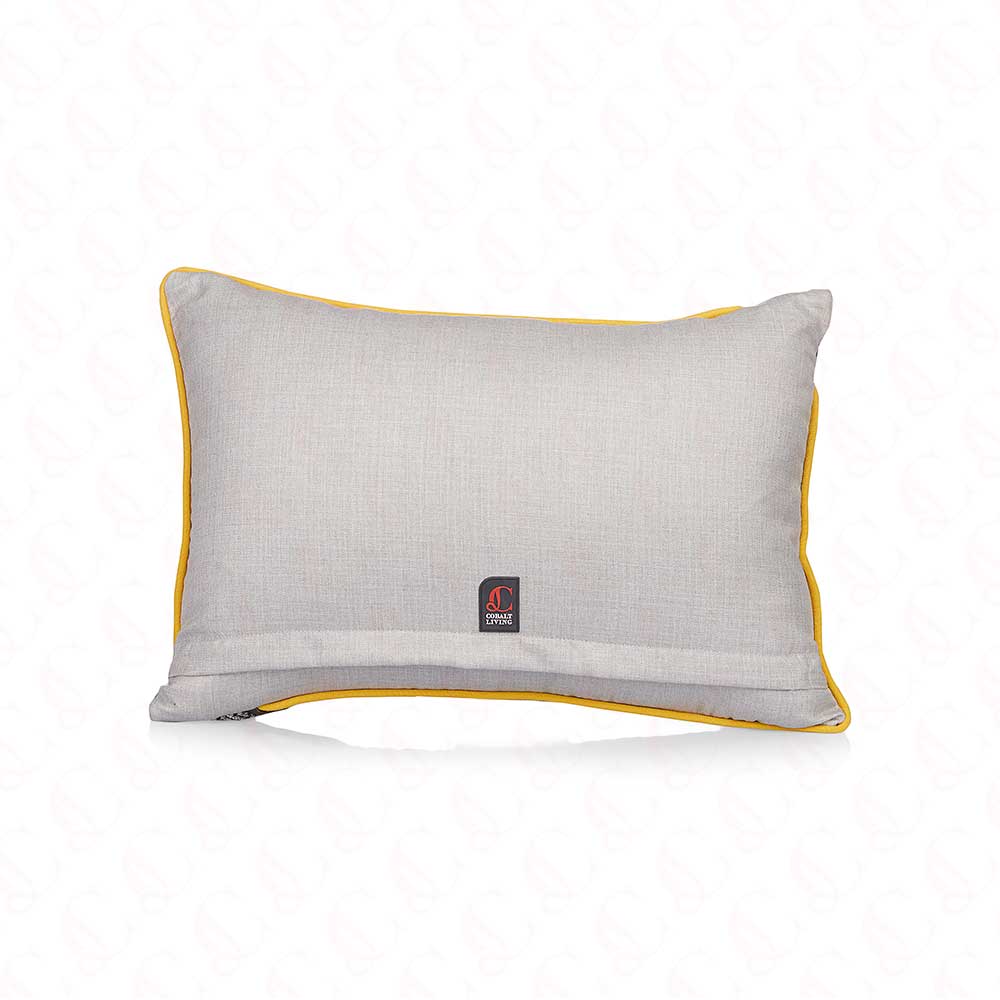 Grey Canvas Cushion Cover