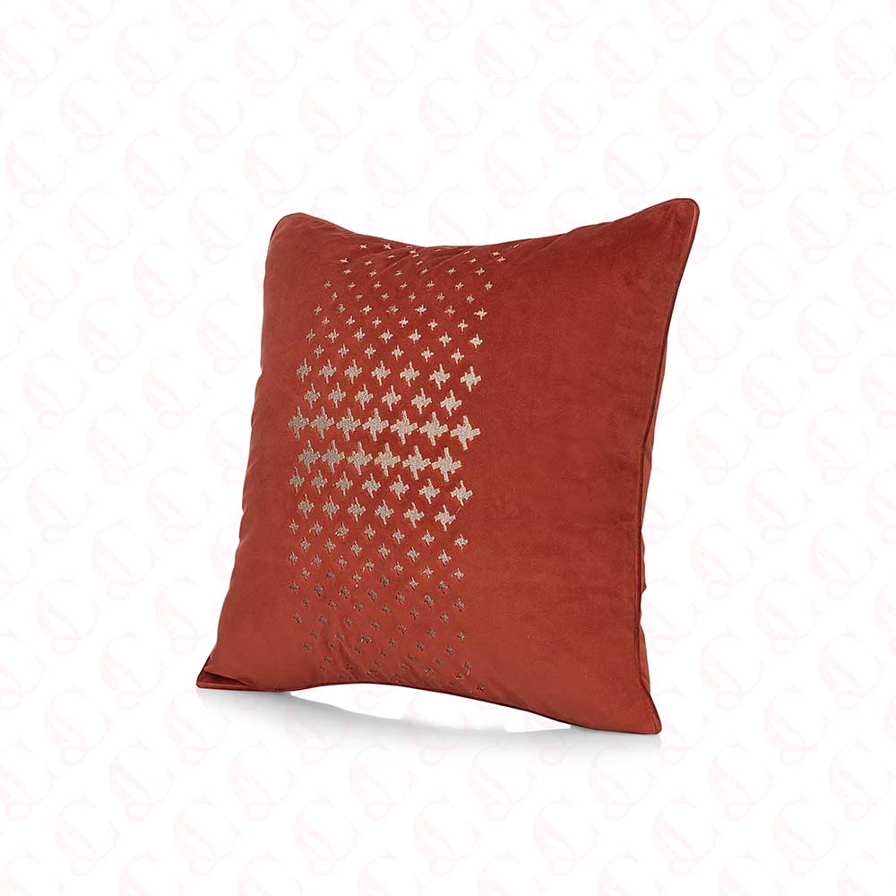 Jagged Checks Cushion Cover