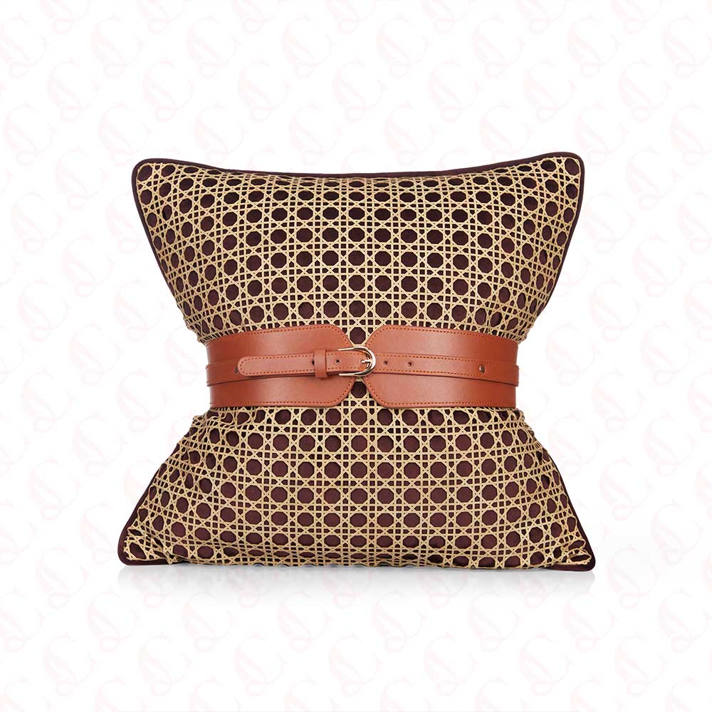 Faux Leather Sofa Cushion Cover