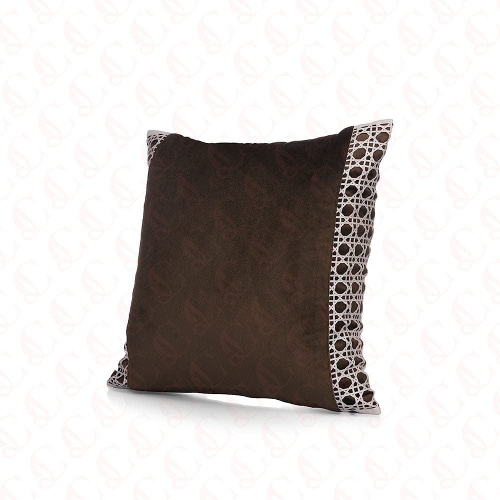 Mocha Rattan Mesh Cushion Cover