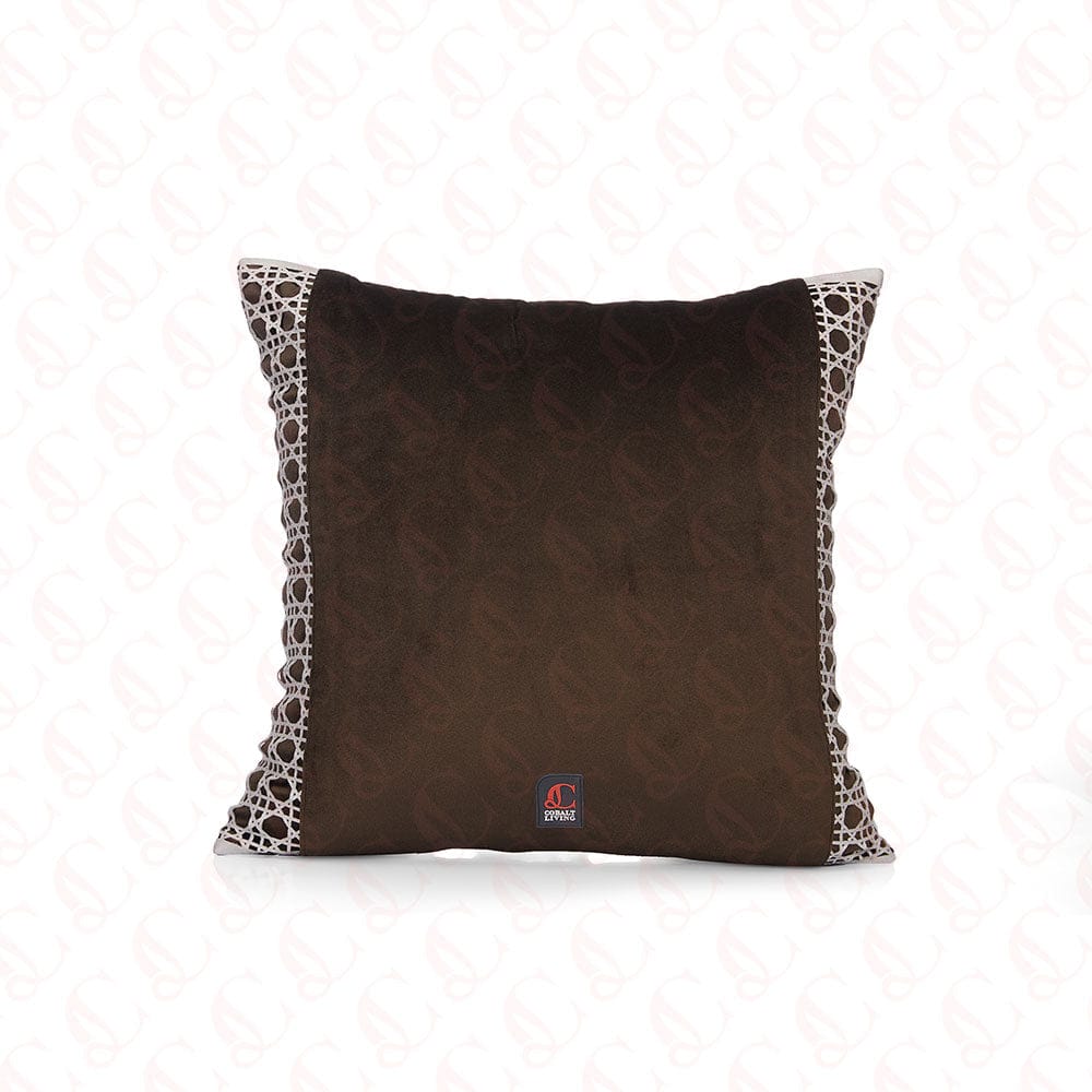 Mocha Rattan Mesh Cushion Cover