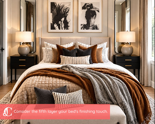 The Fifth Layer of the Bed: How Throws, Coverlets & Runners Are Changing Bedroom Styling