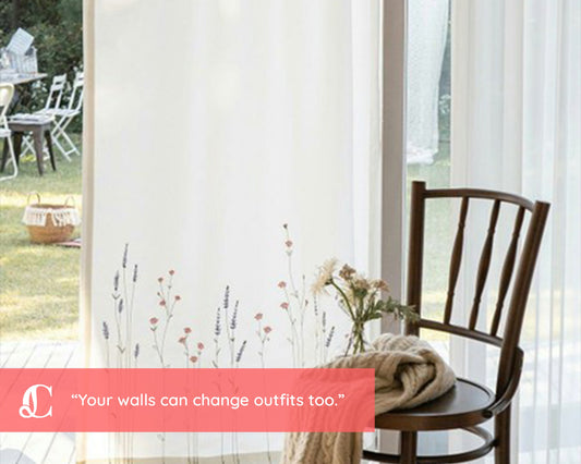 The Return of Patterns: Printed Curtains as Statement Walls