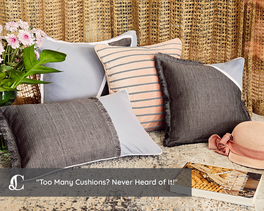 Give your bed a showroom standard look with designer cushions