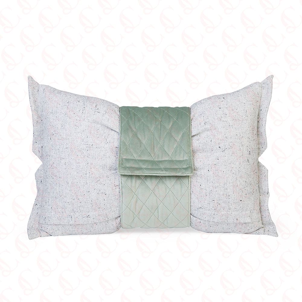 Grey Velvet Cushion Cover