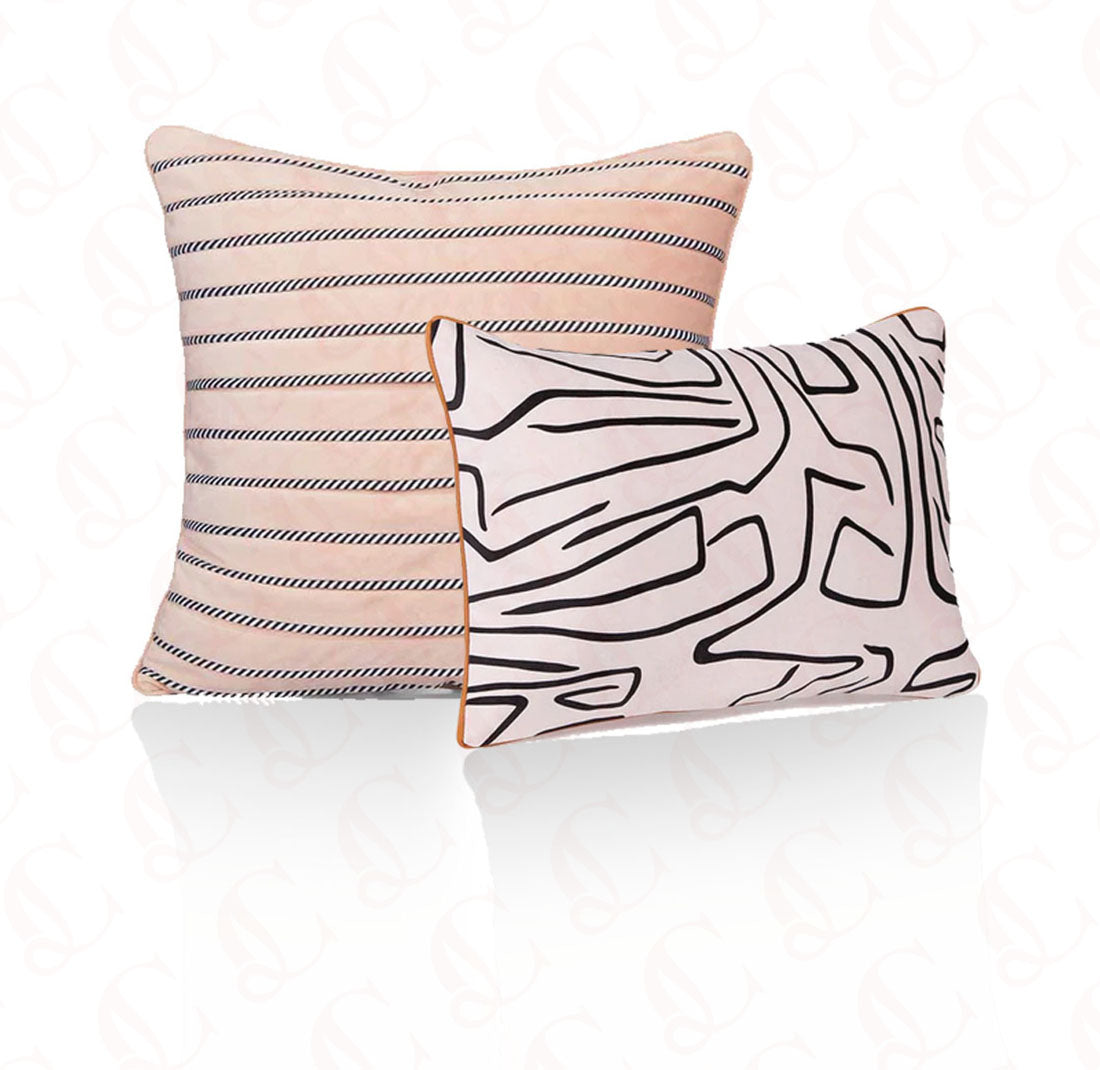 Abstract Affair Duo Cushion Cover Set of 2