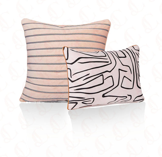 Abstract Affair Duo Cushion Cover Set of 2