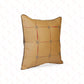 Brown Leather Cushion Cover