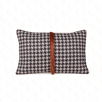 Fur Grid cushion cover