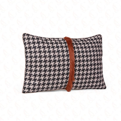 Fur Grid cushion cover