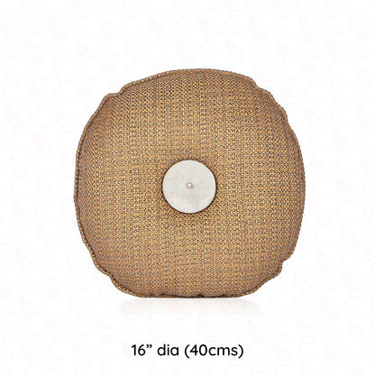 Rotund Raku Disc Cushion