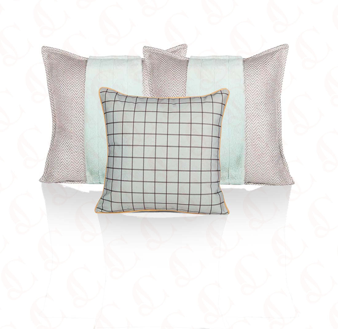 Cloud Grid Cushion Cover Set of 3