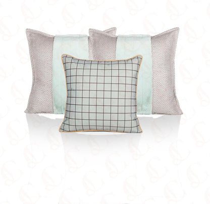 Cloud Grid Cushion Cover Set of 3
