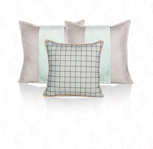 Cloud Grid Cushion Cover Set of 3