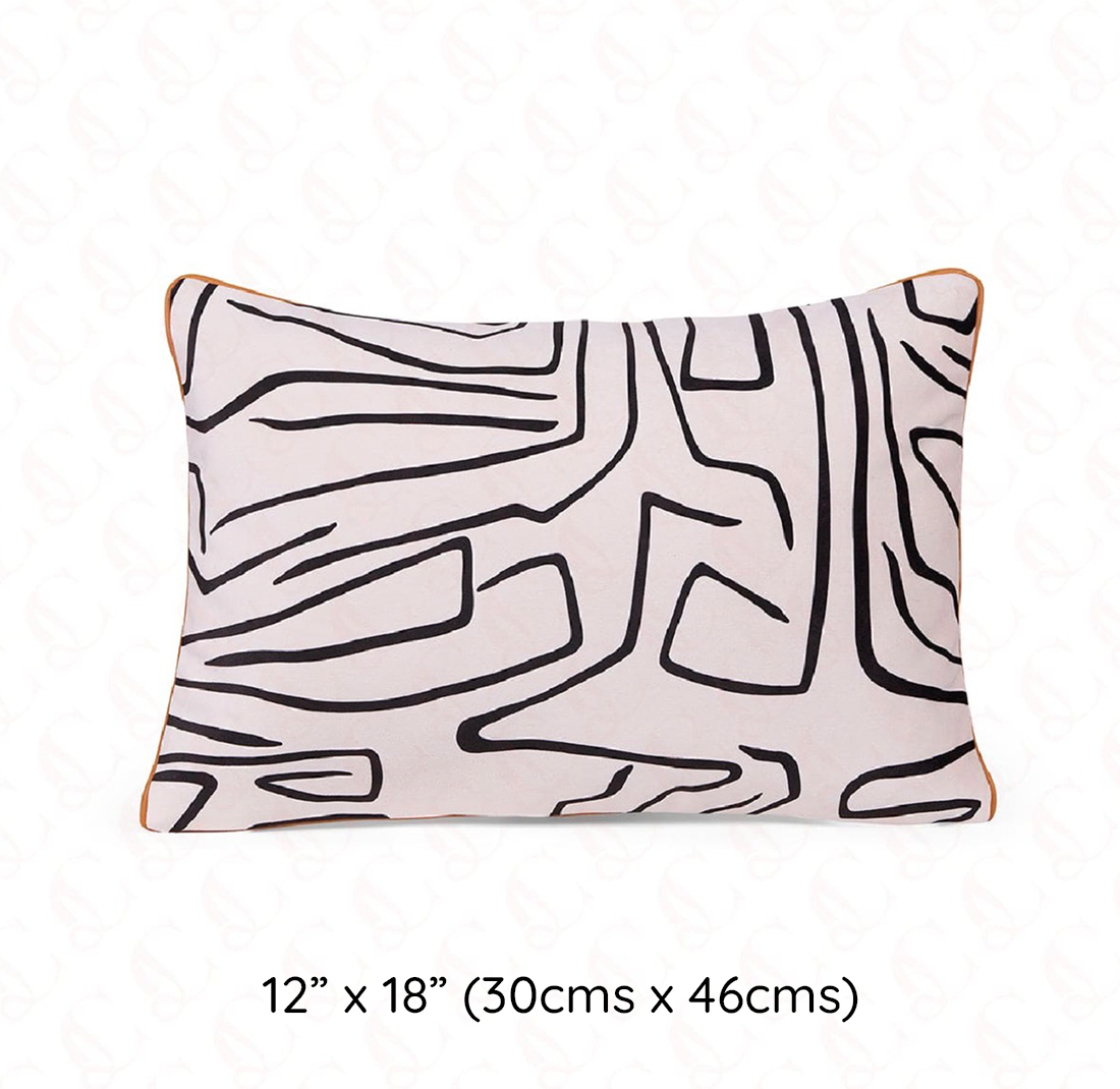 Abstract Affair Duo Cushion Cover Set of 2