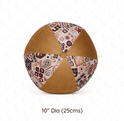 Golden Kaleidoscope Cushion Cover Set of 3