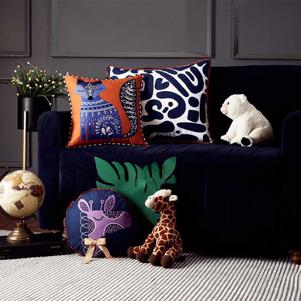 Cushion covers shop animal designs