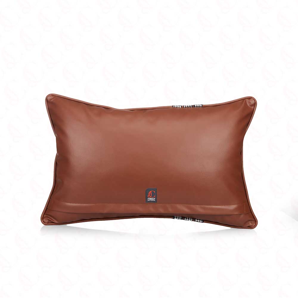 Leather Canvas Cushion Covers