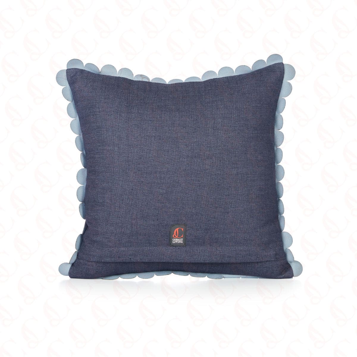 Blue Contemporary Cushion Cover