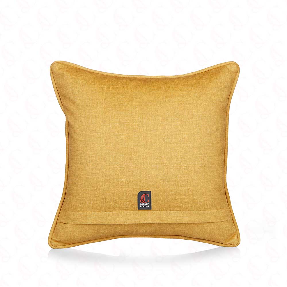 Velvet Yellow Cushion Covers