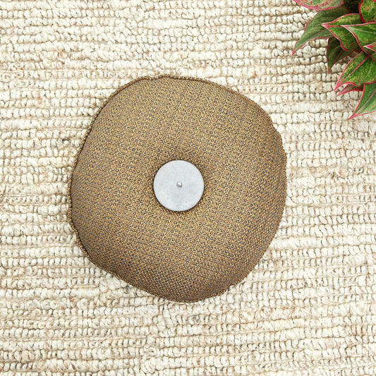 Rotund Raku Disc Cushion