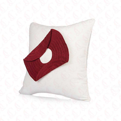Scarlet Orbit Cushion Cover