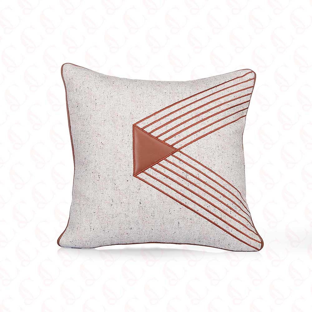 Triangle Print Cushion Cover