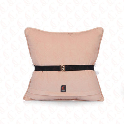 Pink Floral Cushion Cover